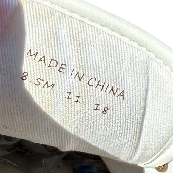 Jack Rogers Seersucker Striped Sneakers Lace Up Women's 8.5 - Picture 7 of 7